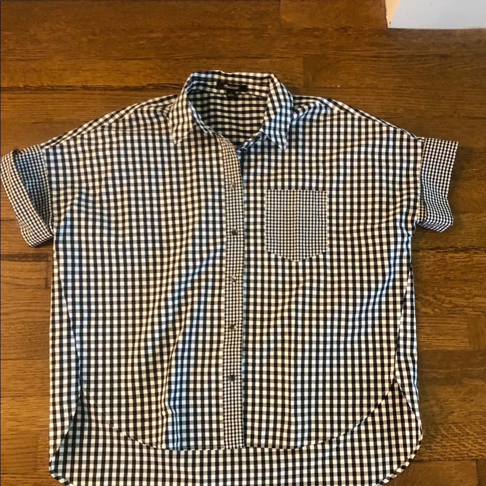 Madewell gingham top